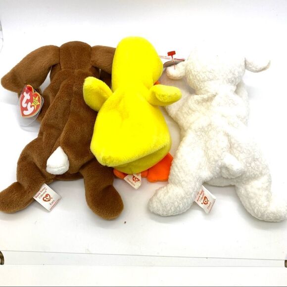 Easter Beanie Babies Plush Bundle of 3 - Picture 3 of 11